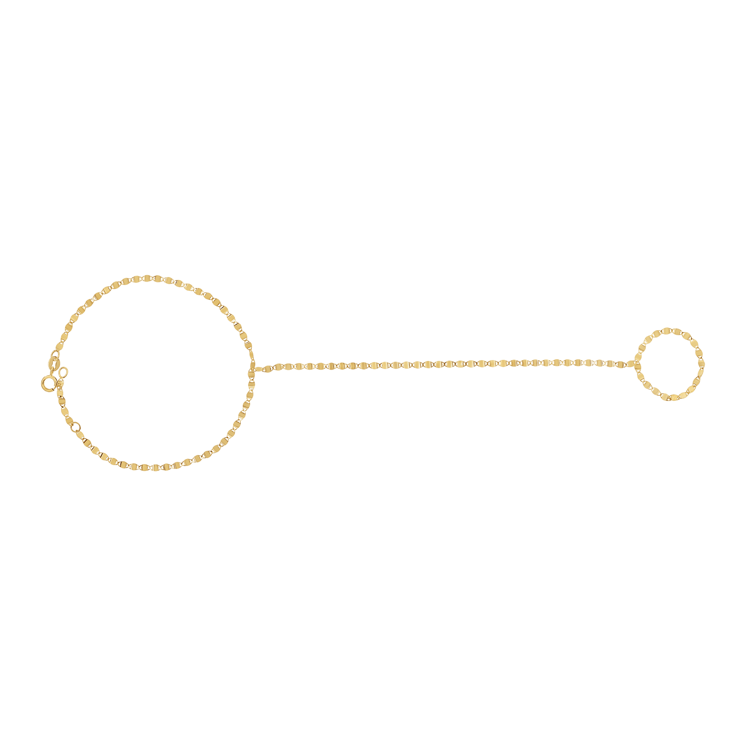 Mirror Hand Chain - Lotus Diamond