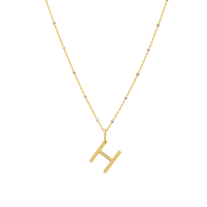 Moda Letter Charm - Lotus Diamond