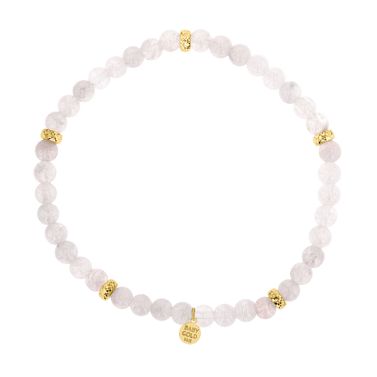 Moonstone Beaded Bracelet - Lotus Diamond