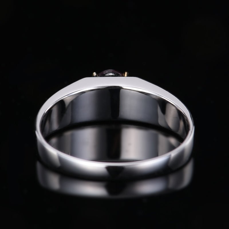 Mozambique Natural pigeon Red Ruby Ring - Style I - Lotus Diamond