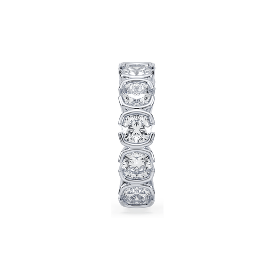 Muse Lab Diamond Cushion Diamond Cascade Ear Cuff - Lotus Diamond