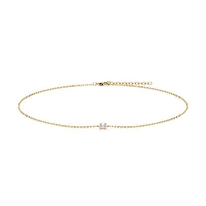 Muse Radiant Lab Diamond Pendant 14K Yellow Gold - Lotus Diamond