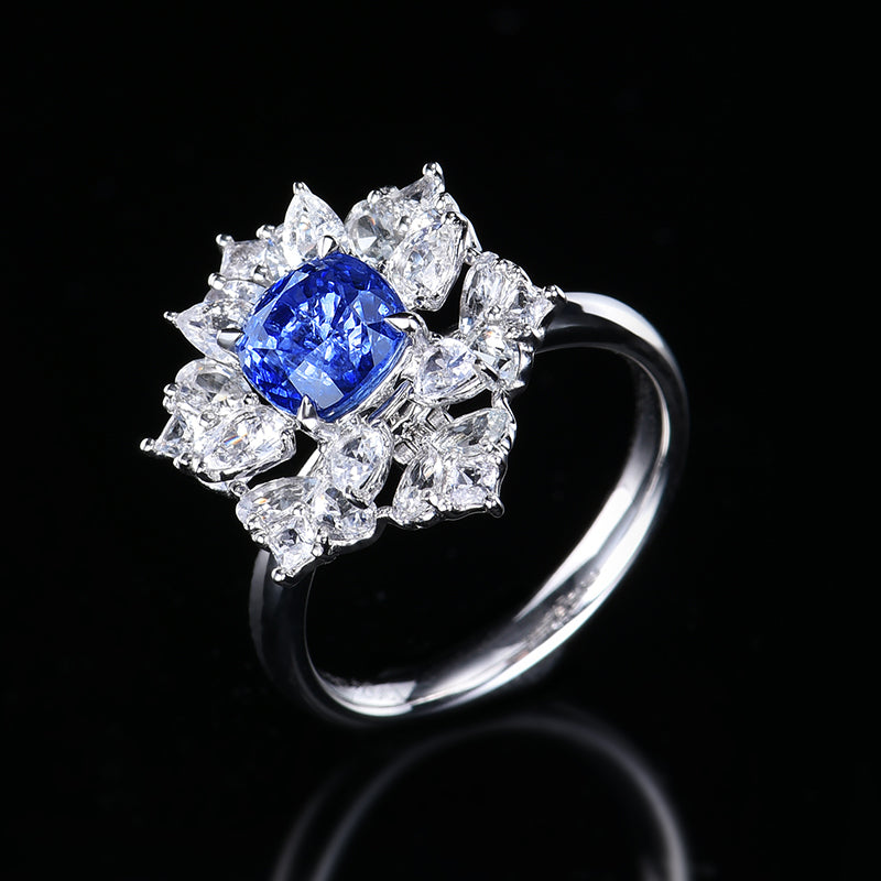 Sri Lanka natural cornflower sapphire