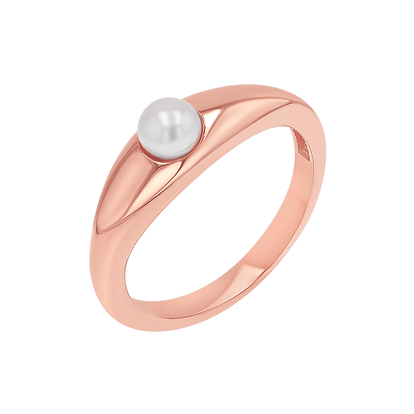 Pearl Dome Ring - Lotus Diamond