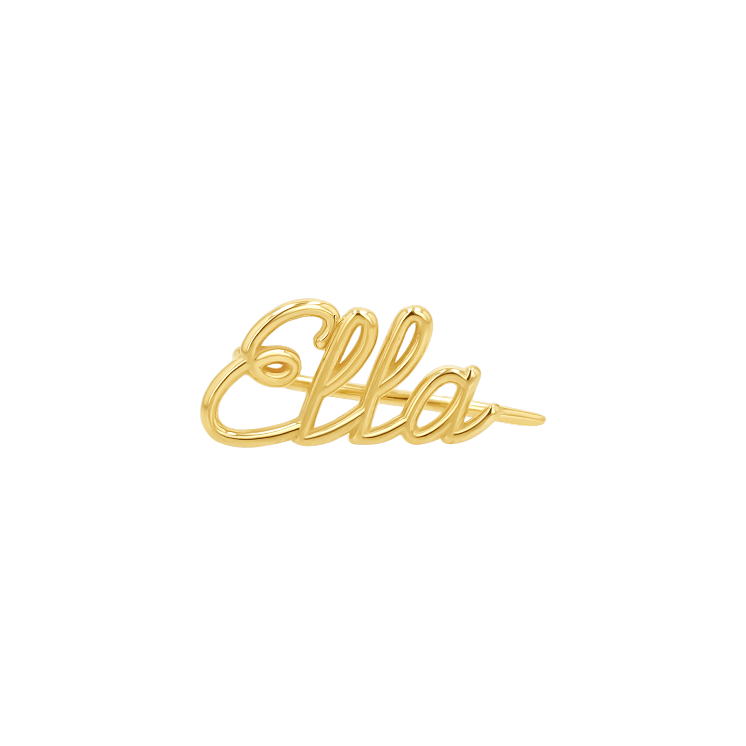 Personalized Name Ear Crawler - Lotus Diamond