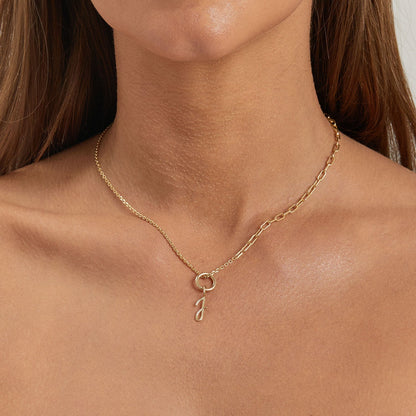 Petit Round Connector Charm Clasp - Lotus Diamond