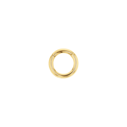 Petit Round Connector Charm Clasp - Lotus Diamond