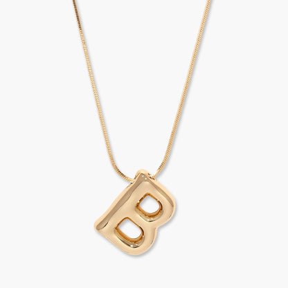 Pippa Bubble Initial Pendant - Lotus Diamond