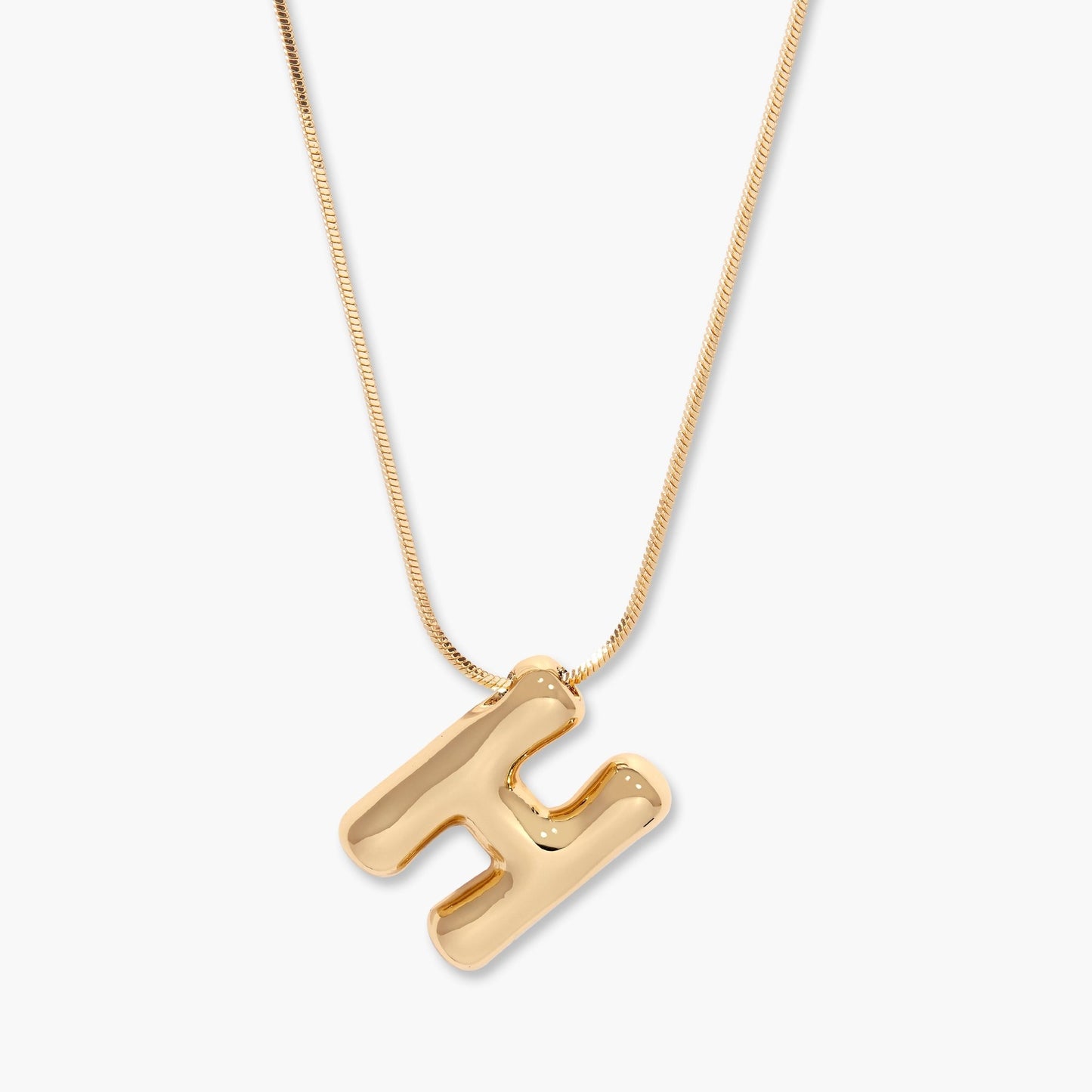 Pippa Bubble Initial Pendant - Lotus Diamond