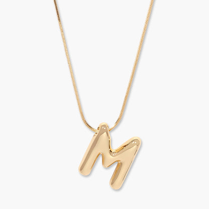 Pippa Bubble Initial Pendant - Lotus Diamond