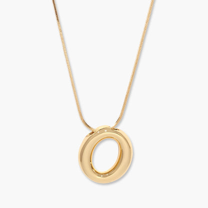 Pippa Bubble Initial Pendant - Lotus Diamond