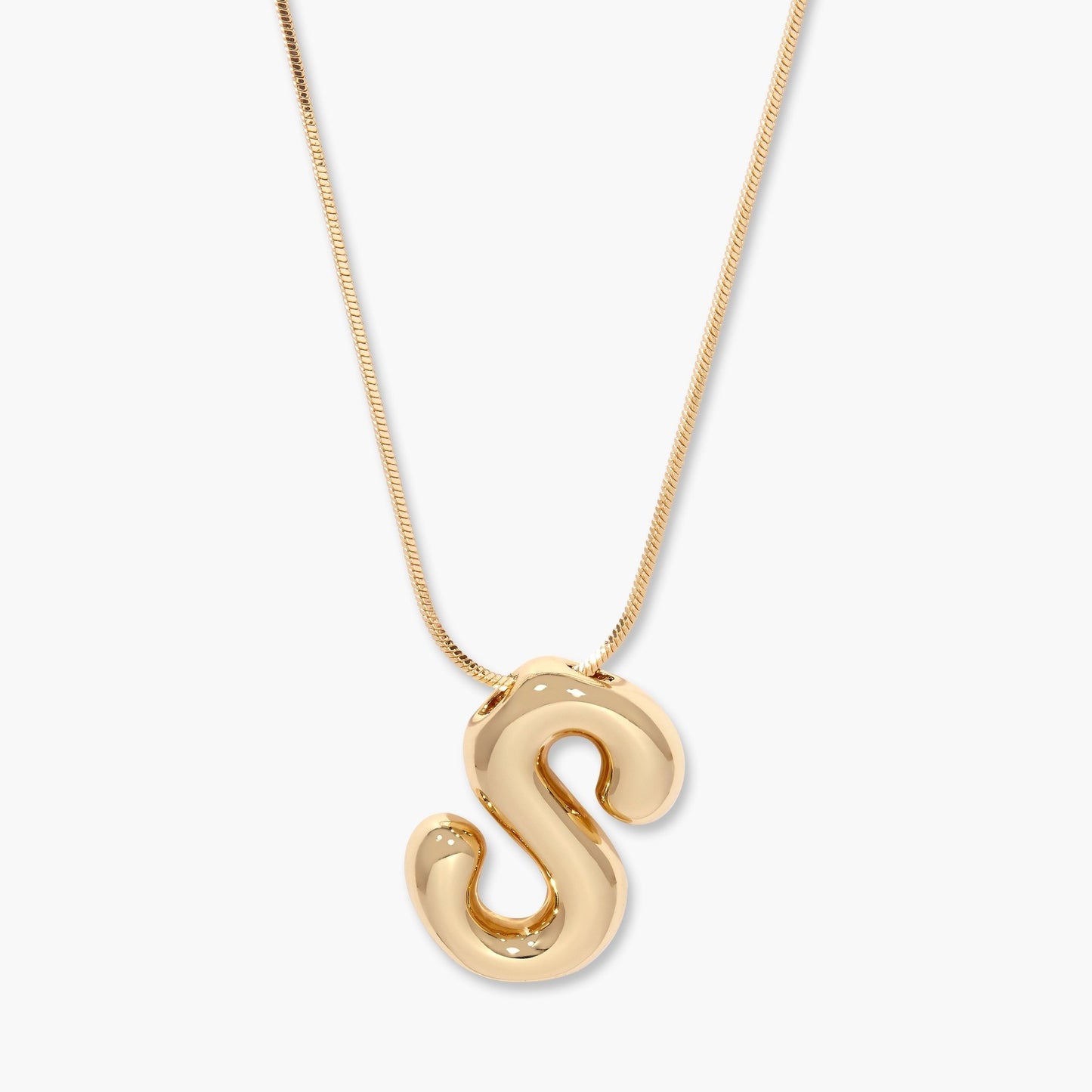 Pippa Bubble Initial Pendant - Lotus Diamond