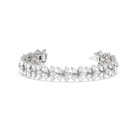 Plumeria Bracelet - Lotus Diamond