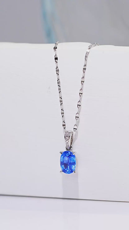 Sapphire pendant - Style A