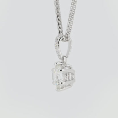 Six-prong diamond   Pendant