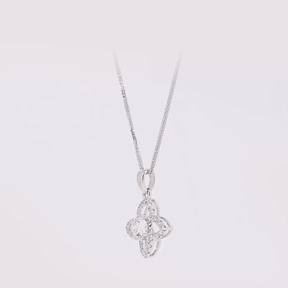 Snowflake Fashion 18K  Diamond  Pendant