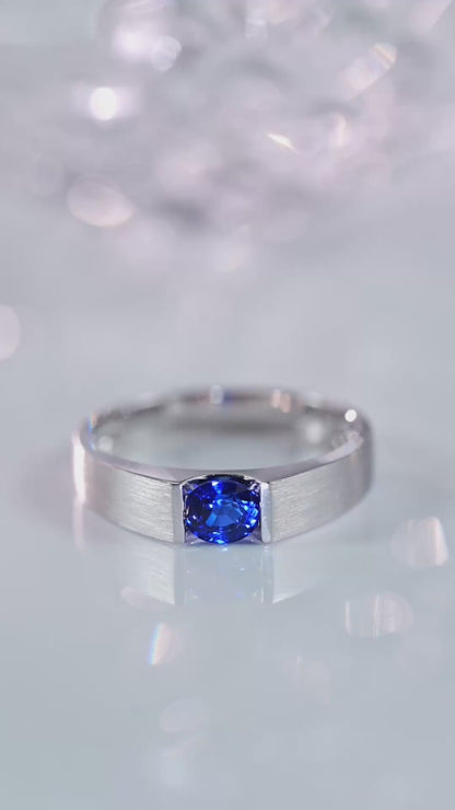 Sapphire Ring - Light luxury style L