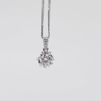 Snowflake diamond  Pendant