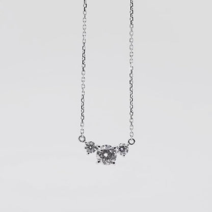 Three-stone diamond  Pendant