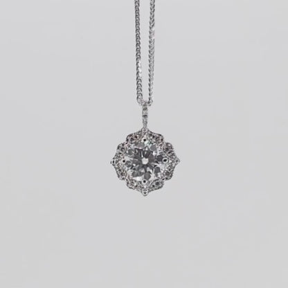 Classical diamond Pendant