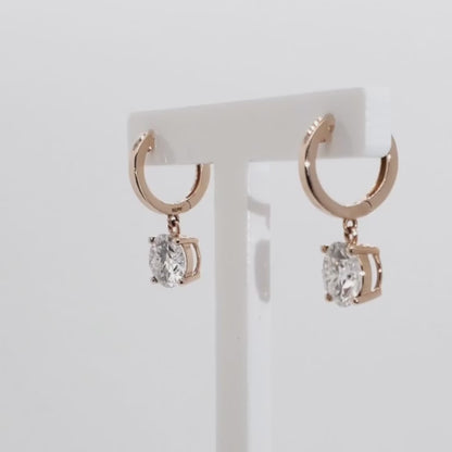 18K earrings setting