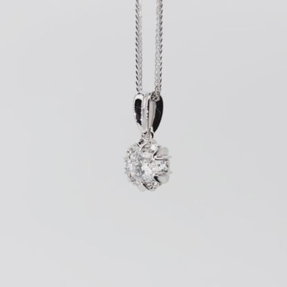 18K Diamond  Pendant