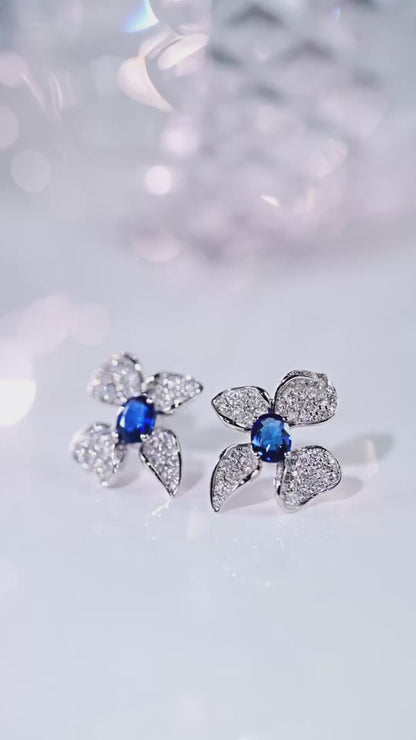 Sapphire Stud earrings - Style B