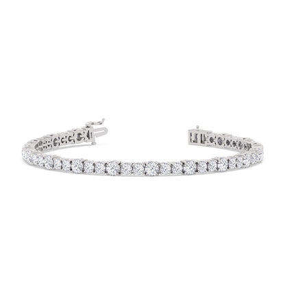 Round Sequenced Tennis Bracelet - Lotus Diamond