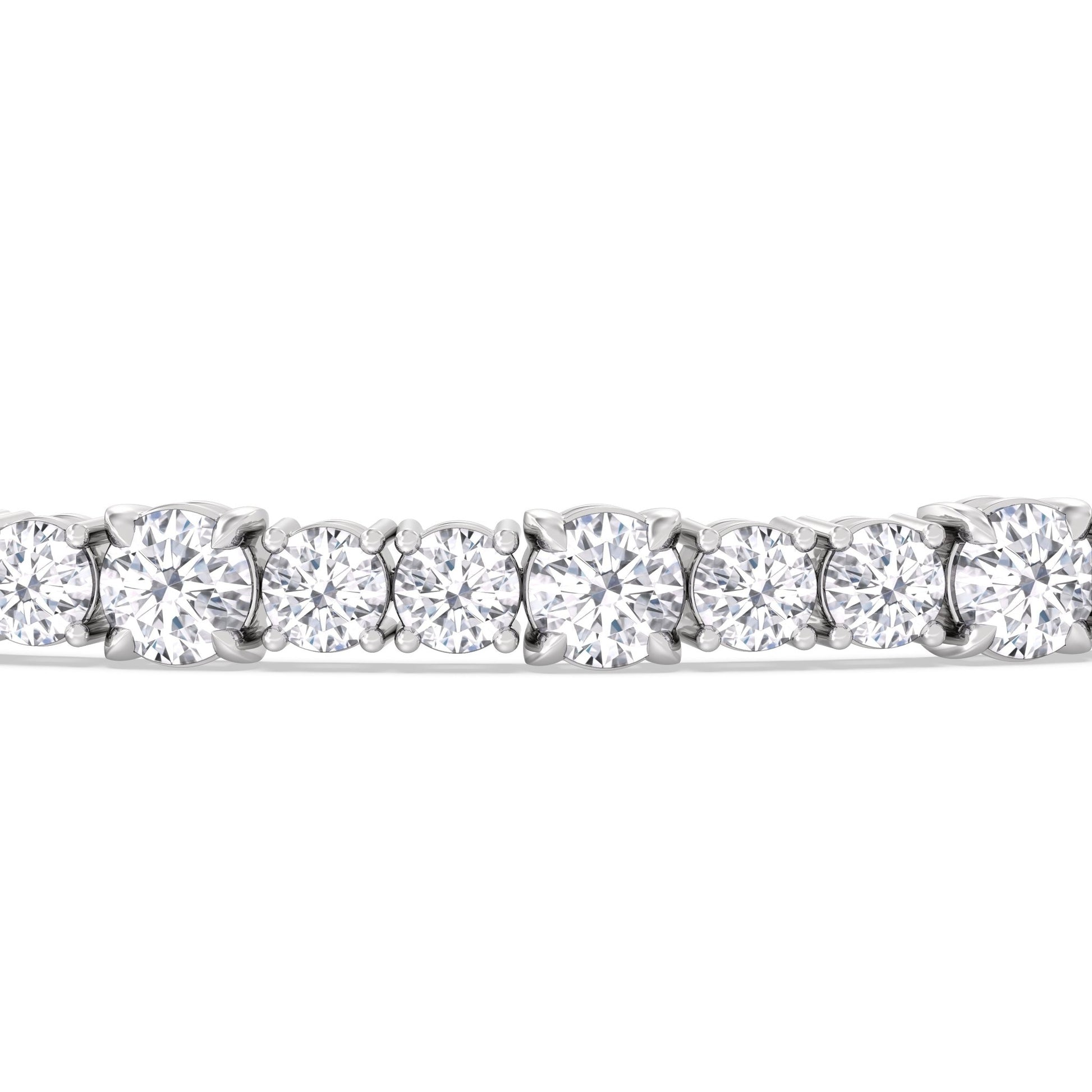 Round Sequenced Tennis Bracelet - Lotus Diamond