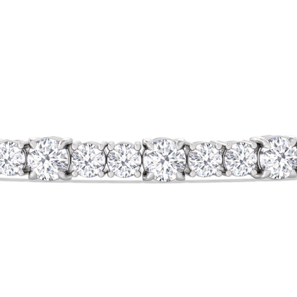 Round Sequenced Tennis Bracelet - Lotus Diamond