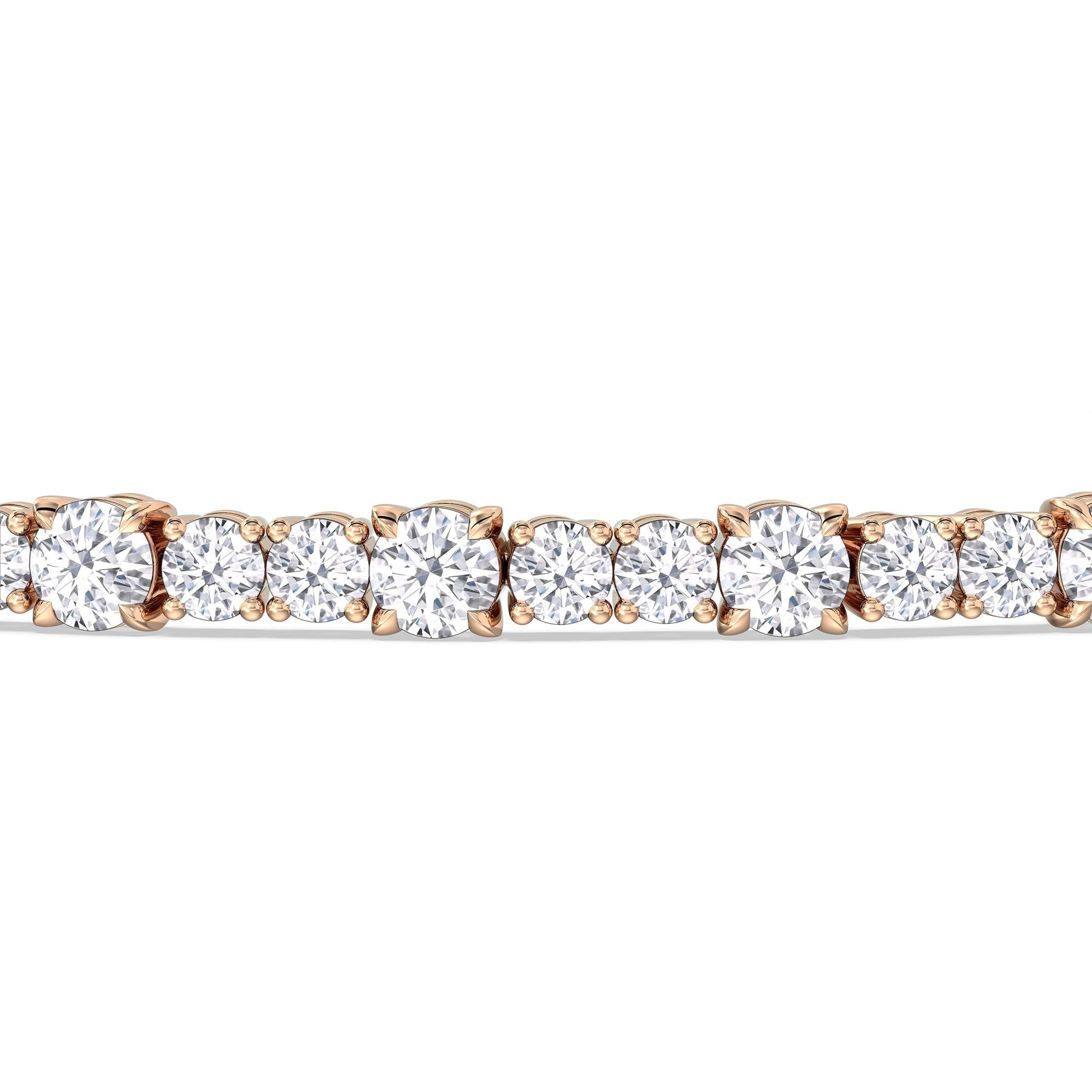 Round Sequenced Tennis Bracelet - Lotus Diamond