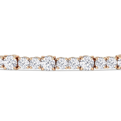 Round Sequenced Tennis Bracelet - Lotus Diamond