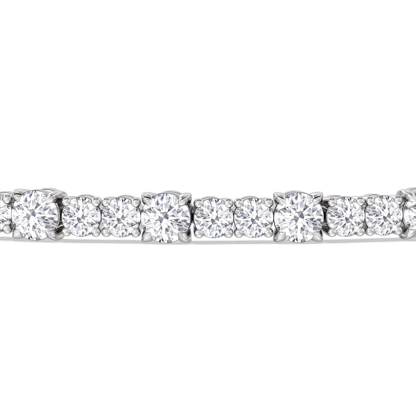 Round Sequenced Tennis Bracelet - Lotus Diamond