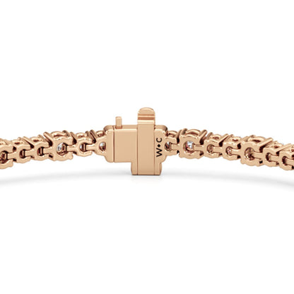 Round Sequenced Tennis Bracelet - Lotus Diamond