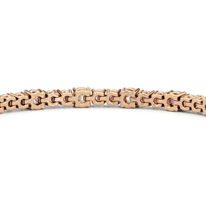 Round Sequenced Tennis Bracelet - Lotus Diamond