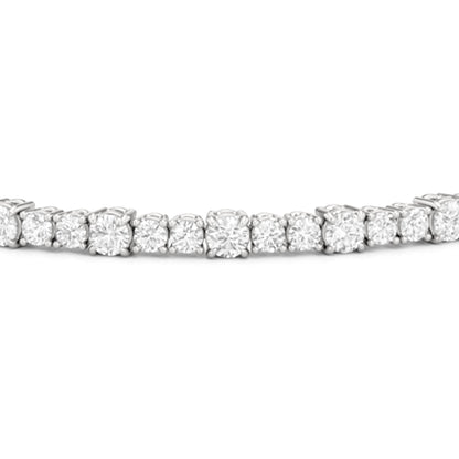 Round Sequenced Tennis Bracelet - Lotus Diamond