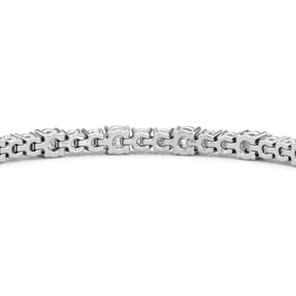 Round Sequenced Tennis Bracelet - Lotus Diamond