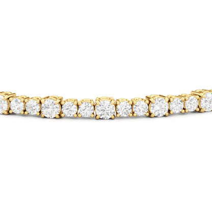 Round Sequenced Tennis Bracelet - Lotus Diamond