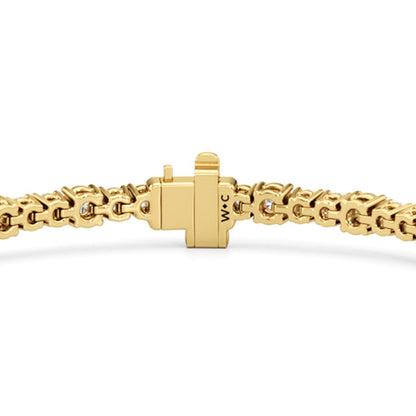 Round Sequenced Tennis Bracelet - Lotus Diamond