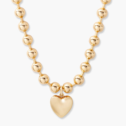 Ruby Heart Necklace - Lotus Diamond