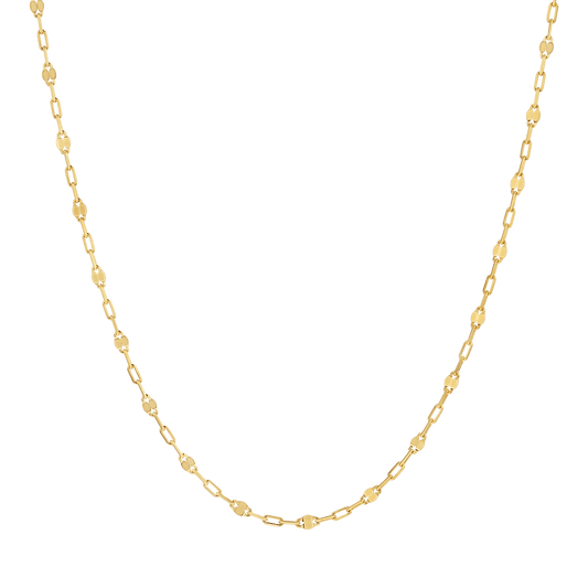 Sequin Chain Necklace - Lotus Diamond