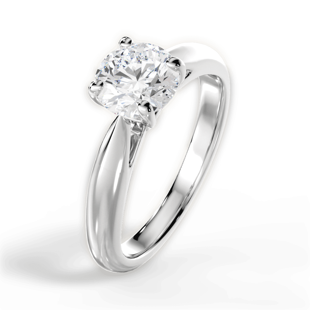 The Jasmine Solitaire Engagement Ring