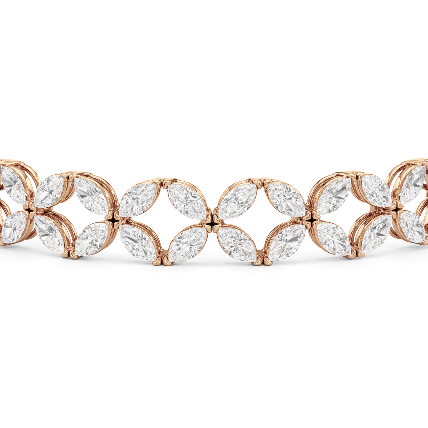 Signature Tennis Bracelet - Lotus Diamond