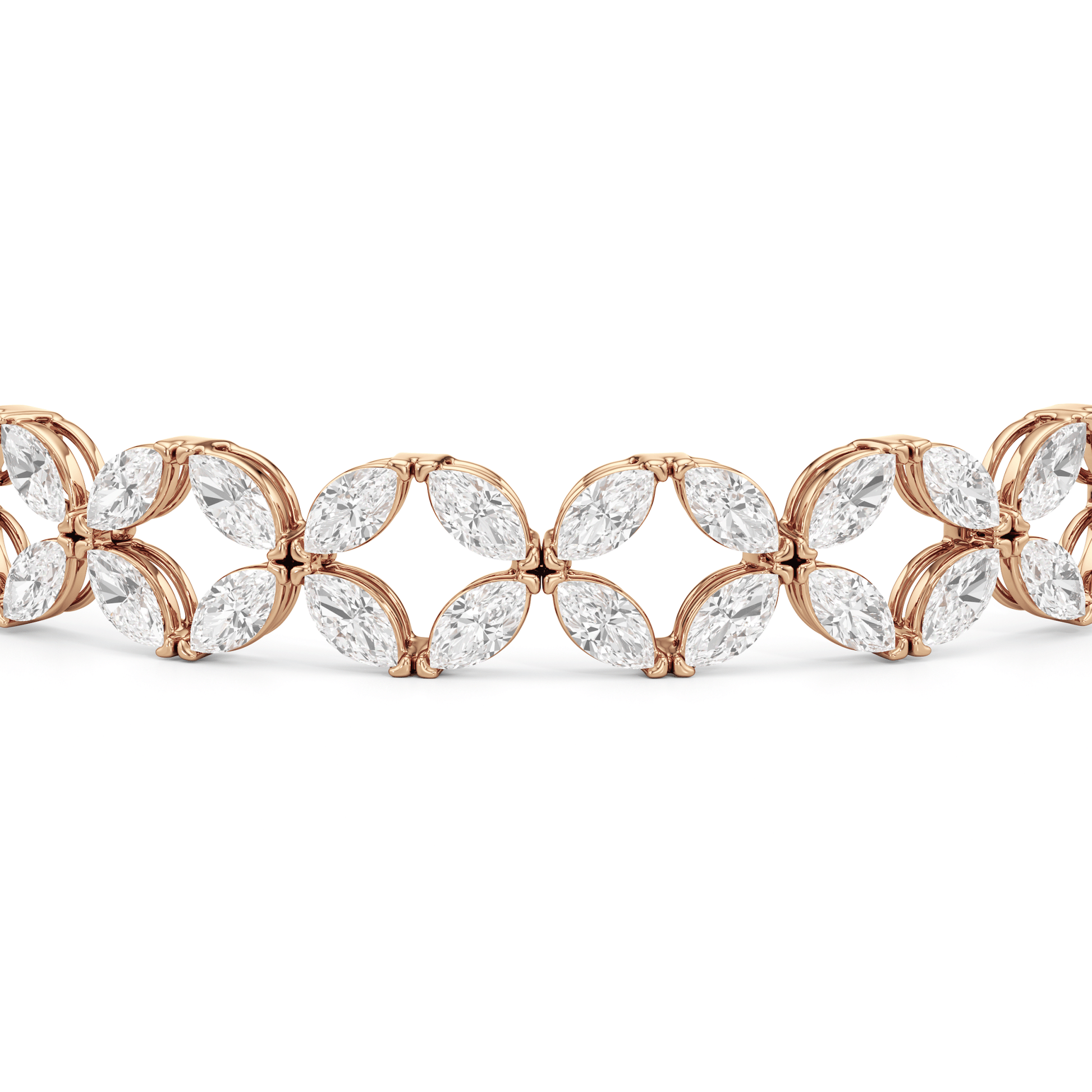 Signature Tennis Bracelet - Lotus Diamond