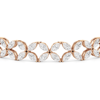 Signature Tennis Bracelet - Lotus Diamond
