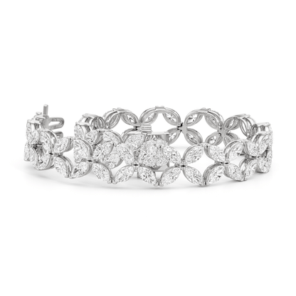 Signature Tennis Bracelet - Lotus Diamond
