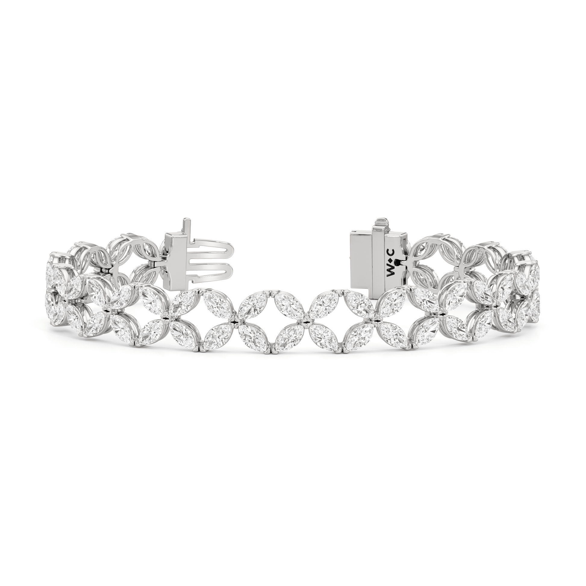 Signature Tennis Bracelet - Lotus Diamond