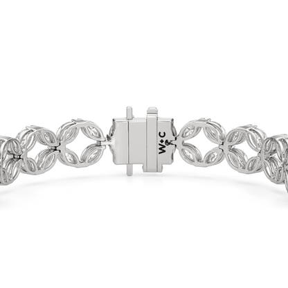 Signature Tennis Bracelet - Lotus Diamond