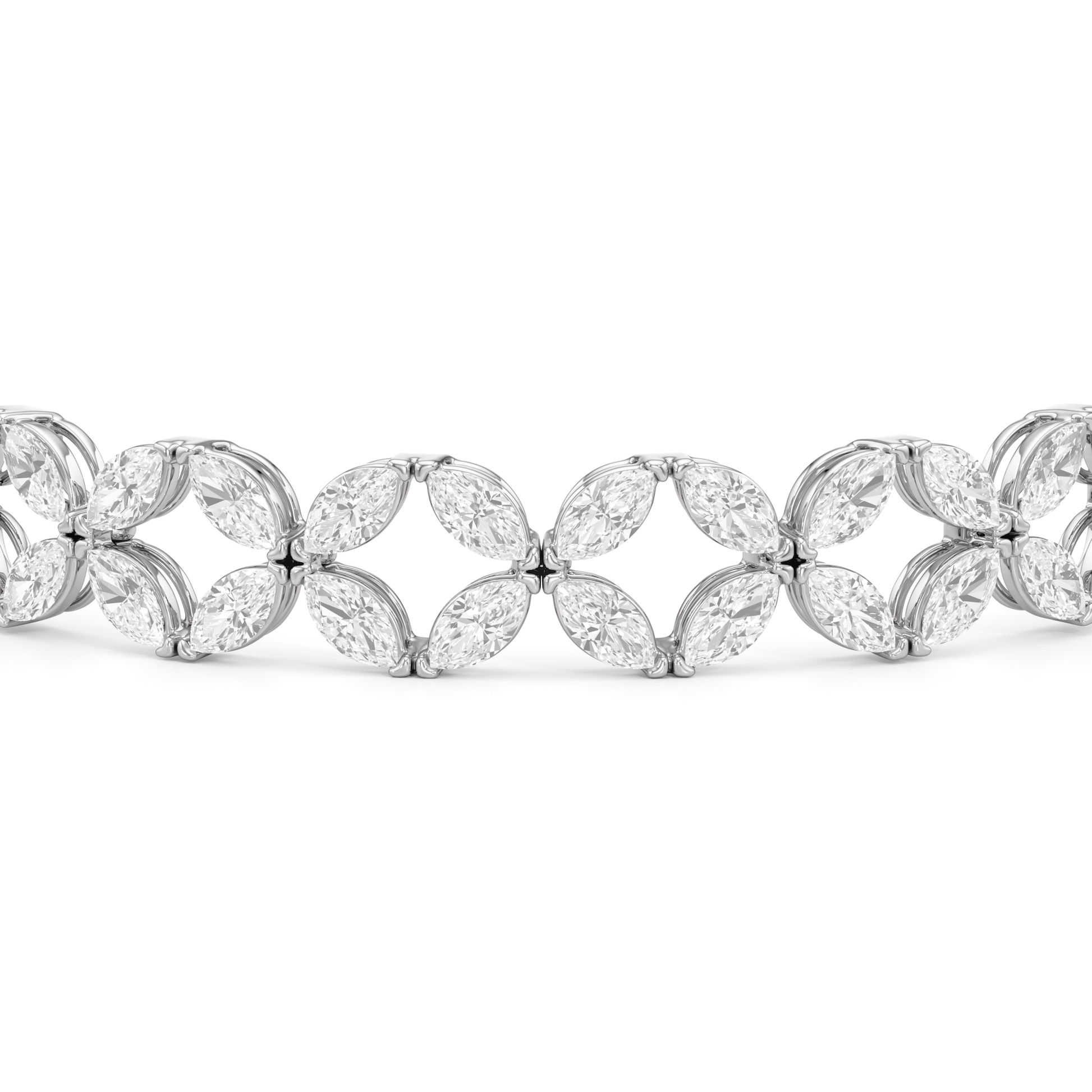 Signature Tennis Bracelet - Lotus Diamond
