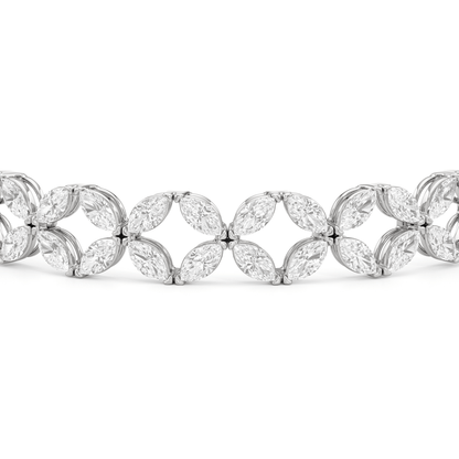 Signature Tennis Bracelet - Lotus Diamond